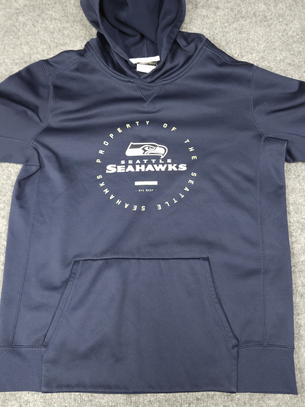 NFL Seattle Seahawks NFL OnField Apparel pullover hoodie Pullover Hoodie in Blue